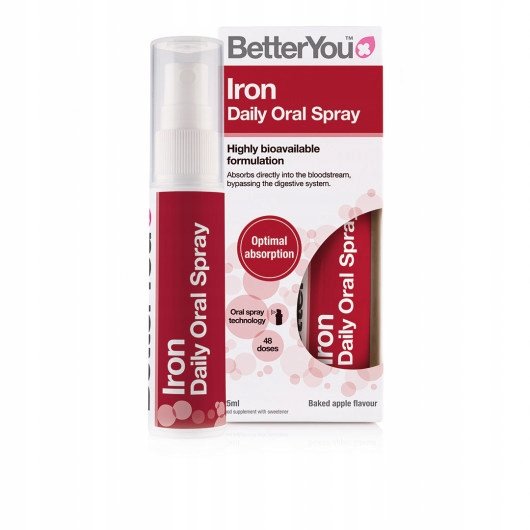BETTERYOU-Iron-5-Daily-Oral-Spray-Zelazo-5-mg-w-sprayu-25-ml BETTERYOU Iron 5 Daily Oral Spray - Żelazo 5 mg w sprayu (25 ml)