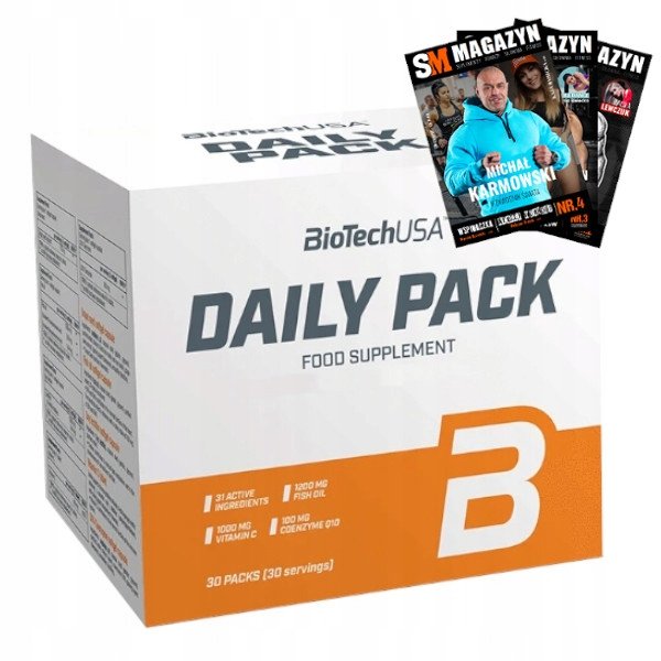 BIOTECH-DAILY-PACK-30SASZ-WITAMINA-C-MULTIWITAMINA-WITAMINY-MINERALY-MAGNEZ BIOTECH DAILY PACK 30SASZ WITAMINA C MULTIWITAMINA WITAMINY MINERAŁY MAGNEZ