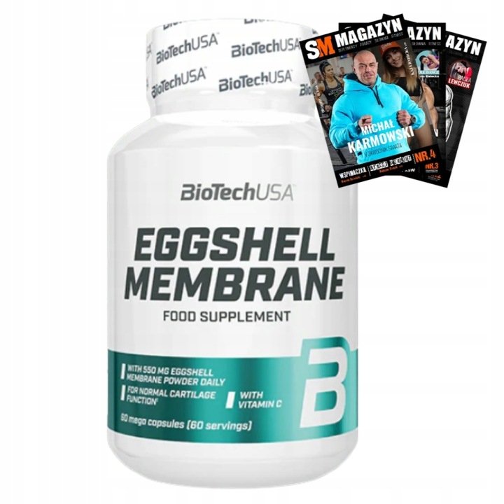 BIOTECH-EGGSHELL-MEMBRANE-STAWY-CHRZASTKA-KOSCI-ODPORNOSC-60-KAPS BIOTECH EGGSHELL MEMBRANE STAWY CHRZĄSTKA KOŚCI ODPORNOŚĆ 60 KAPS