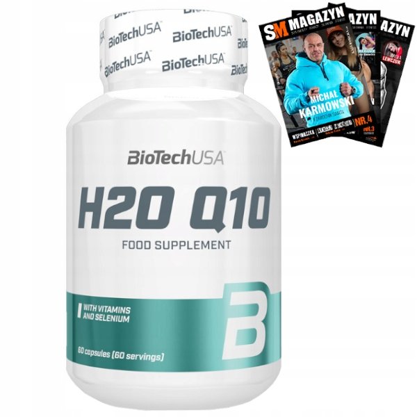 BIOTECH-H2O-Q10-60-kaps-KOENZYM-Q10-100-mg-SERCE BIOTECH H2O Q10 60 kaps KOENZYM Q10 100 mg SERCE