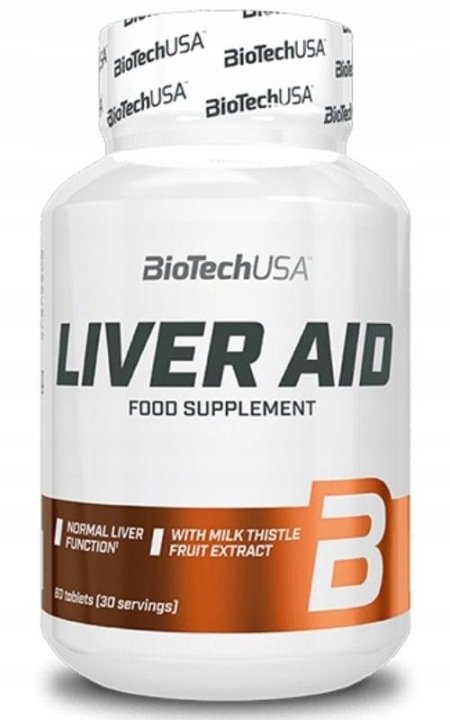 BIOTECH-LIVER-AID-60-T-REGENERACJA-WATROBY-SILYMARIN-CHLORELLA-METIONINA BIOTECH LIVER AID 60 T REGENERACJA WĄTROBY SILYMARIN CHLORELLA METIONINA