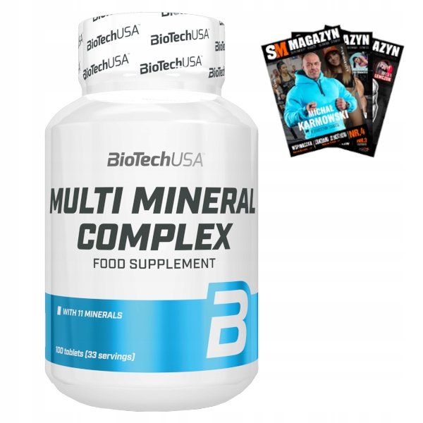 BIOTECH-MULTI-MINERAL-COMPLEX-100-tabl-MINERALY BIOTECH MULTI MINERAL COMPLEX 100 tabl MINERAŁY