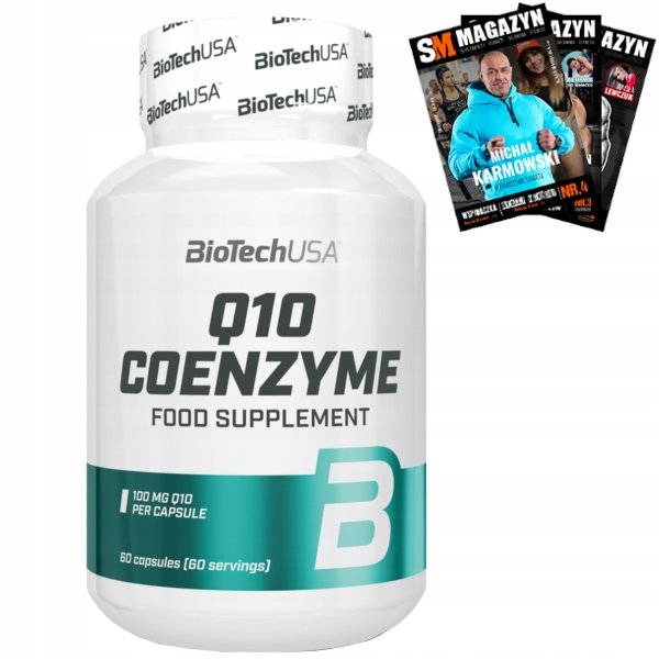 BIOTECH-Q10-COENZYME-100mg-60-kaps-KOENZYM-ZDROWIE BIOTECH Q10 COENZYME 100mg 60 kaps KOENZYM ZDROWIE