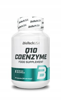 BIOTECH USA Q10 COENZYME 100MG 60 KAPS KOENZYM NA SERCE MOCNY ANTYOKSYDANT