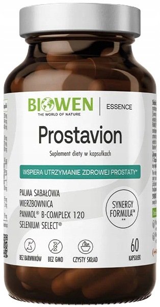 BIOWEN-PROSTAVION-Palma-Sabalowa-Wierzbownica-Selen-Cynk-60-kaps-PROSTATA BIOWEN PROSTAVION Palma Sabałowa Wierzbownica Selen Cynk 60 kaps PROSTATA