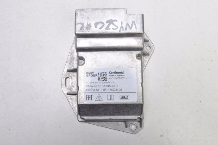 BMW-F40-F44-SENSOR-PODUSZKI-AIRBAG-WYSTRZAL-5A19AC3 BMW F40 F44 SENSOR PODUSZKI AIRBAG WYSTRZAŁ 5A19AC3