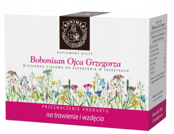 BONIMED - Bobonisan Ojca Grzegorza | Trawienie i wzdęcia | 25 saszetek