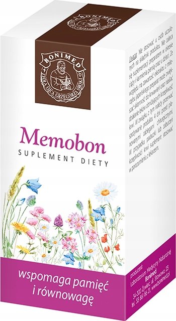 BONIMED Memobon 30 kaps Pamięć miłorząb zmęczenie METABOLIZM ENERGETYCZNY