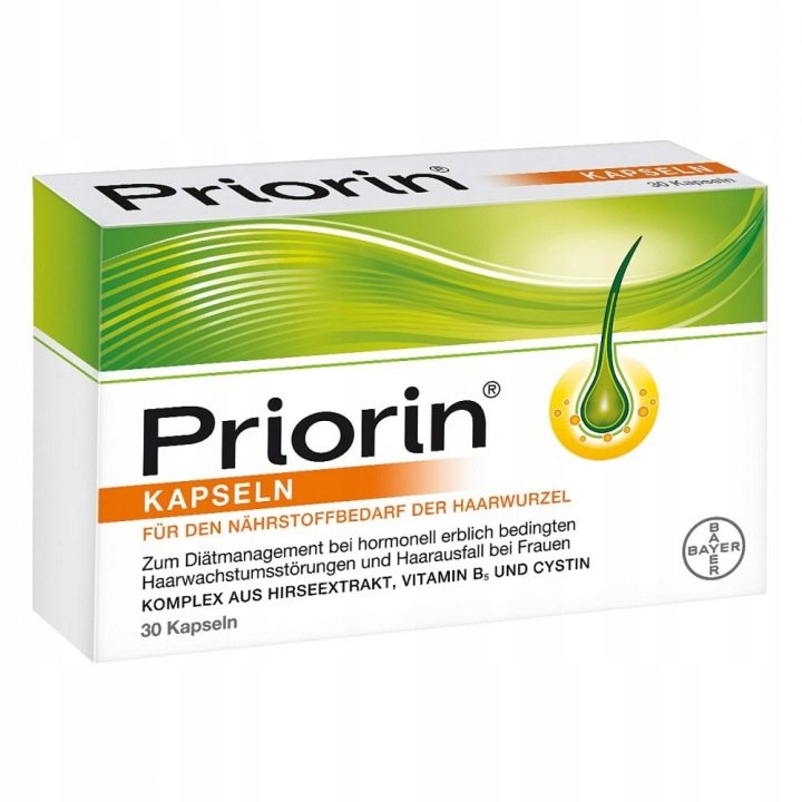 Bayer-Priorin-30-sztuk-Dla-Osob-Zmagajacym-Sie-Z-Wypadaniem-Wlosow Bayer Priorin 30 sztuk Dla Osób Zmagającym Się Z Wypadaniem Włosów