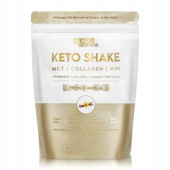 Be-Keto-Diet-Keto-Shake-Francuska-Wanilia-500g Be Keto Diet Keto Shake - Francuska Wanilia 500g