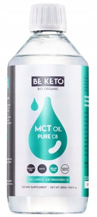 Be-Keto-OLEJ-MCT-C8-Kwas-Kaprylowy-CZYSTY-500-ml-BEKETO Be Keto OLEJ MCT C8 Kwas Kaprylowy CZYSTY 500 ml BEKETO