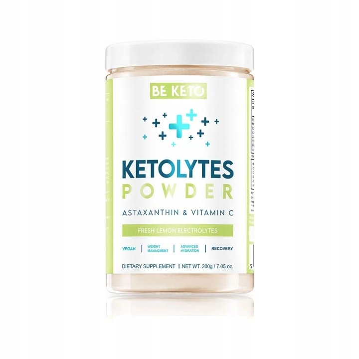 BeKeto ELEKTROLITY KETOLYTES w PROSZKU - Świeża Cytryna 200g