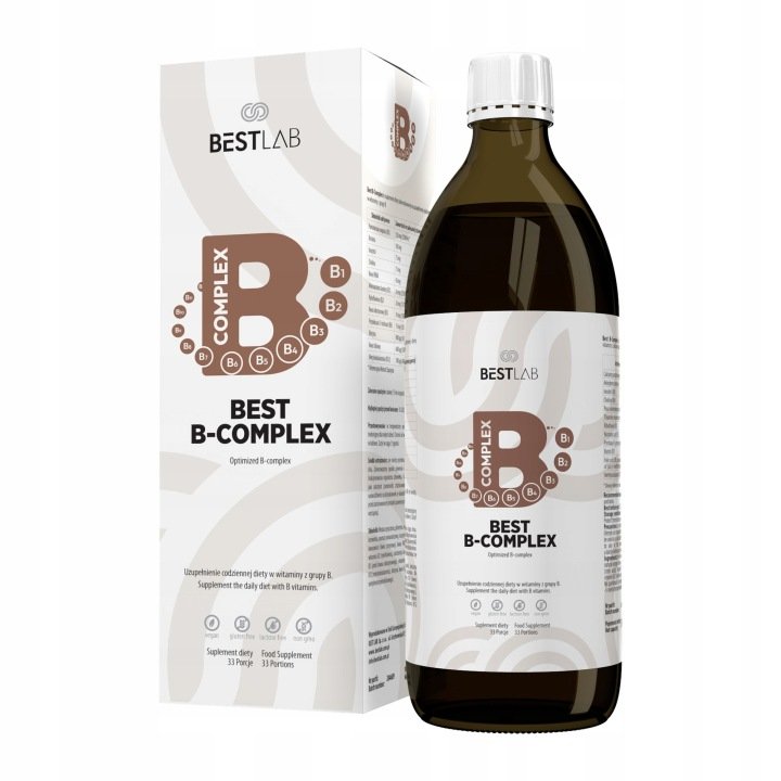 Best Lab B-Complex 500 ml Płyn Witaminy z grupy B Energia