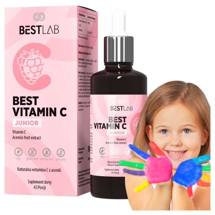 Best Lab Best Vitamin C Junior BestLab Witamina C Dla Dzieci od 6m+ 50ml