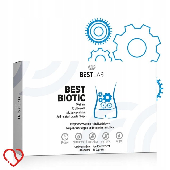 Best Lab BestBiotic Probiotyk BestLab Best Biotic 30 kapsułek