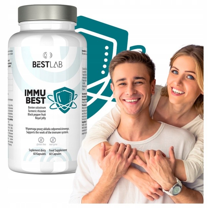 Best Lab ImmuBest BESTLAB Colostrum Kurkuma Na Odporność SIARA 60 Kaps