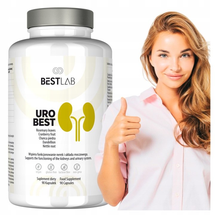 Best Lab UroBest BestLAB Uro Best Na Układ Moczowy i Nerki - 90 Kapsułek