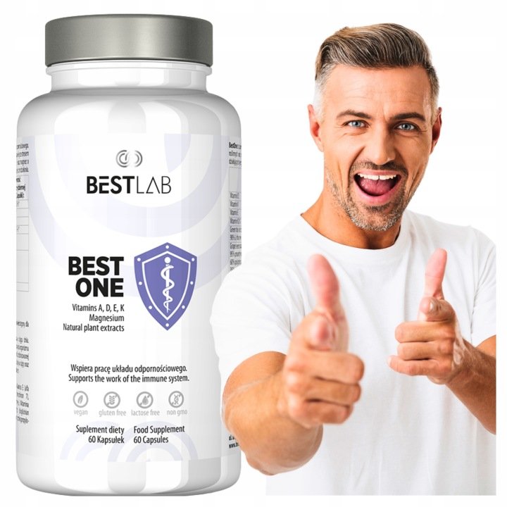 Best One 60 kaps Best Lab Na Odporność Wzmocnienie ADEK+ BestOne BastLab
