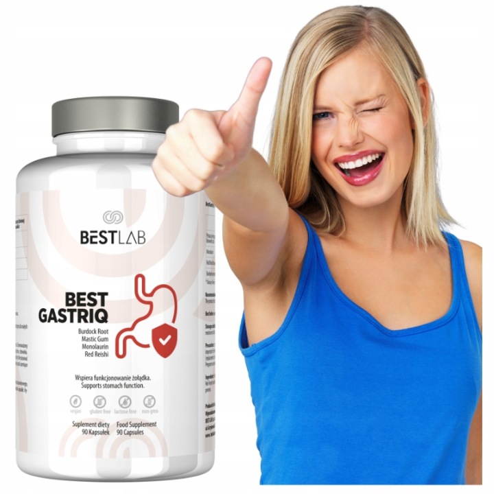 BestGastriq Best Lab BestGastric BestLab Na Trawienie 90 Kapsułek