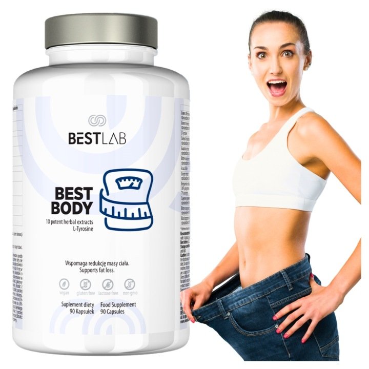 BestLab BestBody Best Lab Best Body - Spalacz Tłuszczu Hamuje Apetyt -VEGE