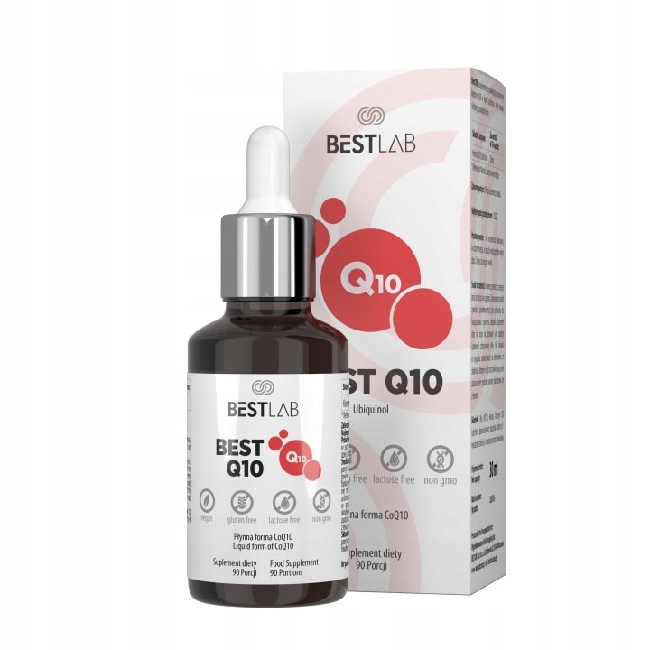 BestQ10 Koenzym Q10 Ubichinol Bast Lab 900 kropel BestLab