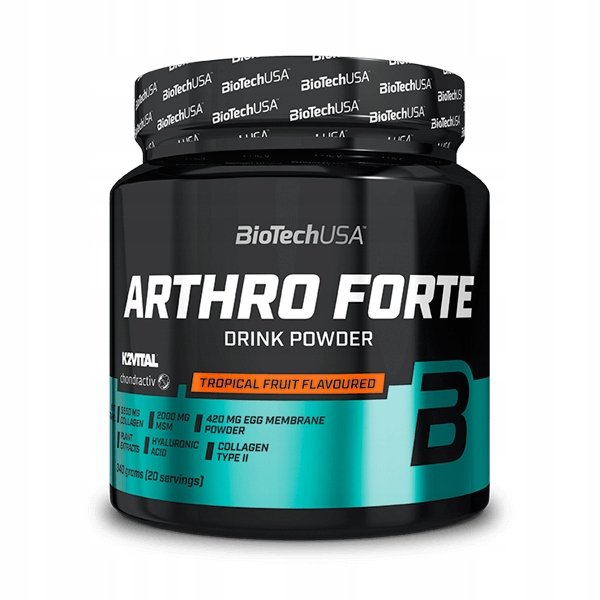 BioTech-Arthro-Forte-340-g-Tropical-Kolagen-MSM-Stawy-Kosci-Glukozamina BioTech Arthro Forte 340 g Tropical Kolagen MSM Stawy Kości Glukozamina