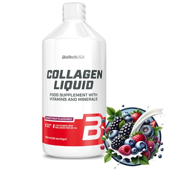 BioTech-Collagen-Liquid-1000ml-Kolagen-Witaminy-Zdrowe-Stawy-Owoce-Lesne-1L BioTech Collagen Liquid 1000ml Kolagen Witaminy Zdrowe Stawy Owoce Leśne 1L