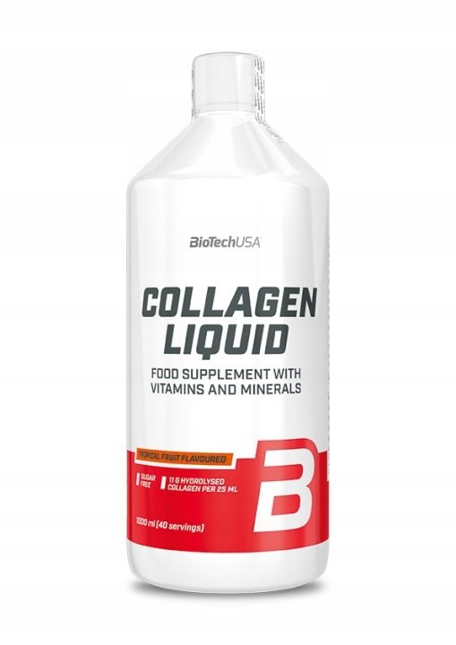 BioTech-Collagen-Liquid-1000ml-Owoce-Tropikalne-Kolagen-Witaminy-Stawy BioTech Collagen Liquid 1000ml Owoce Tropikalne Kolagen Witaminy Stawy
