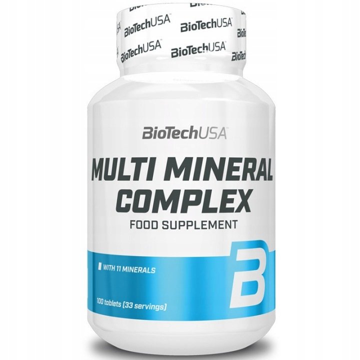 BioTech-Multi-Mineral-Complex-100tab-Kompleks-Mineralow BioTech Multi Mineral Complex 100tab. Kompleks Minerałów