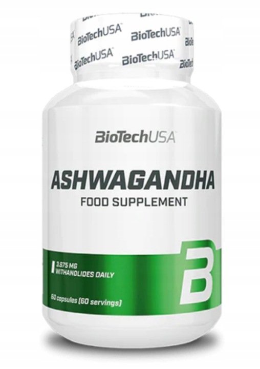 BioTech-USA-Ashwagandha-60-kapsulek BioTech USA Ashwagandha 60 kapsułek