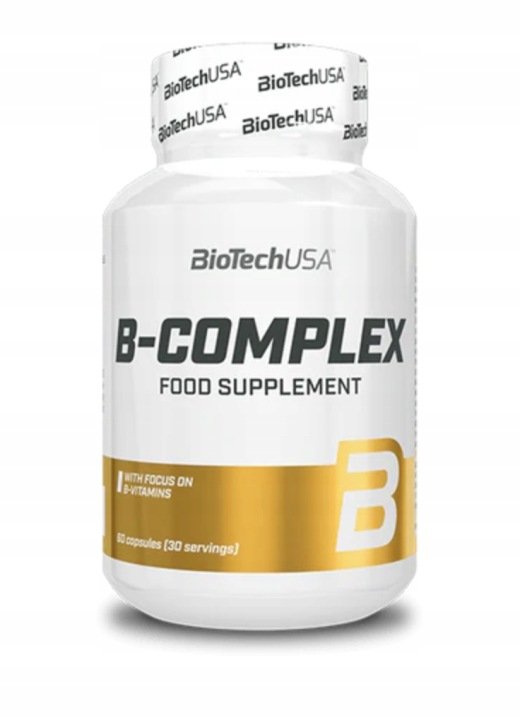BioTech-USA-B-complex-60-kapsulek BioTech USA B-complex 60 kapsułek
