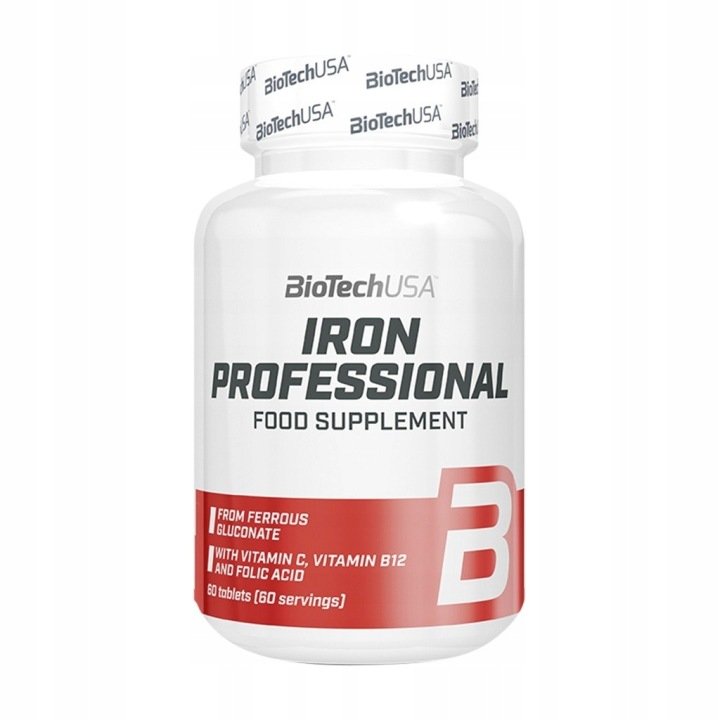 BioTech-USA-Iron-Professional-60-tabletek BioTech USA Iron Professional 60 tabletek