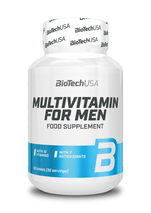 BioTech USA Multivitamin For Men 60 tabl Witaminy I Minerały Dla Mężczyzn