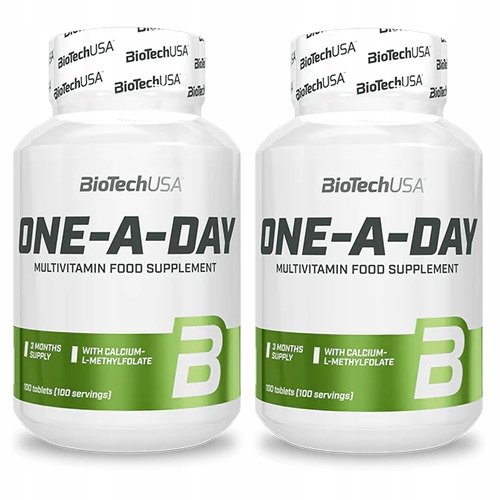 BioTech USA One-A-Day witaminy minerały 100 tab x2