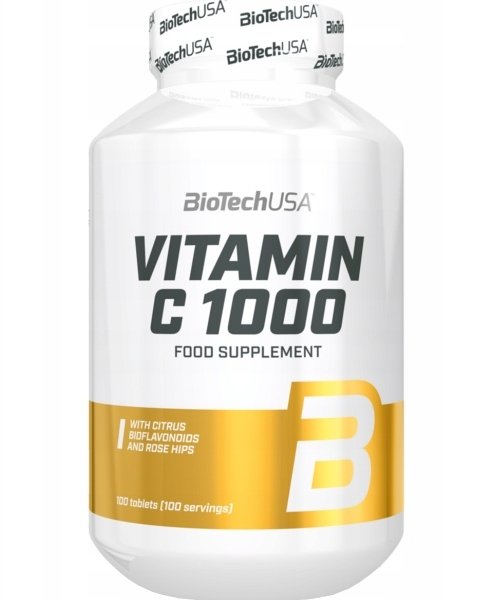 BioTech Witamina C 1000 mg odporność 100 tabletek