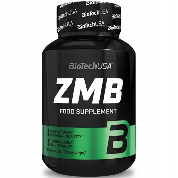 BioTech ZMB 60k cynk magnez b6 testosteron regeneracja odporność zmęczenie