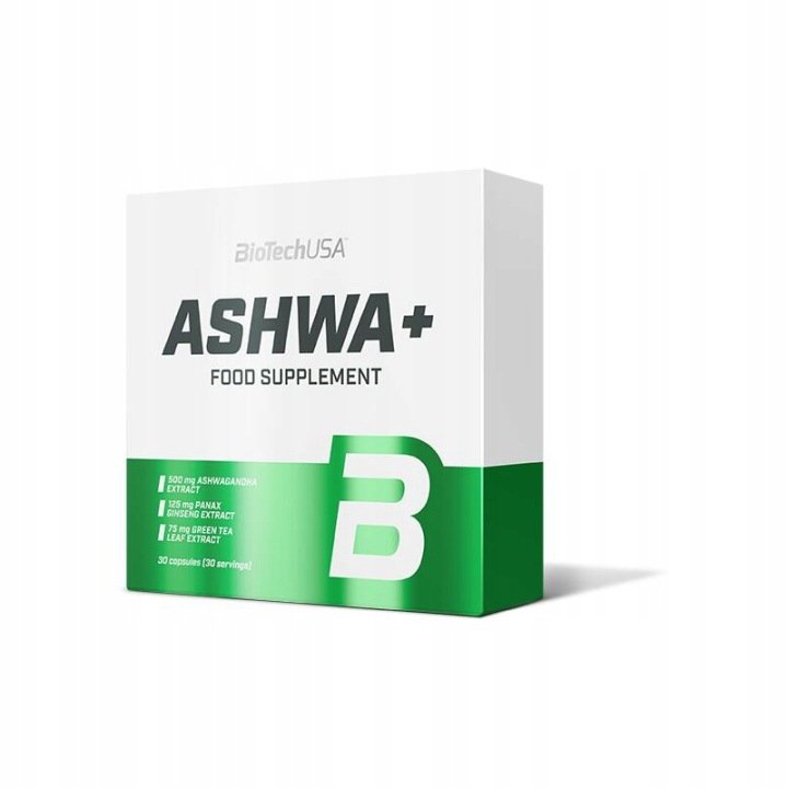 Biotech-Usa-Ashwa-30kaps-Ashwagandha Biotech Usa Ashwa+ 30kaps. Ashwagandha