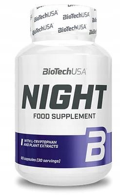 Biotech Usa Night 60 caps na sen tryptofan