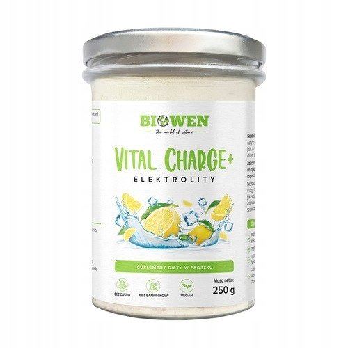 Biowen-Vital-Charge-Elektrolity-proszek-smak-cytrynowy-250-g Biowen Vital Charge Elektrolity, proszek, smak cytrynowy, 250 g
