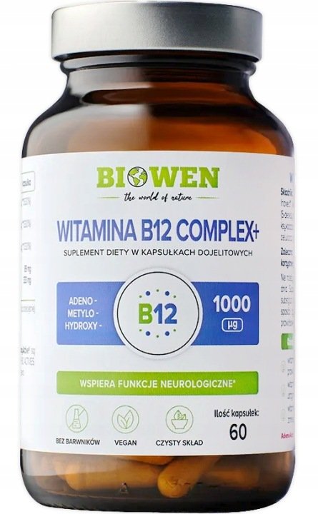 Biowen-WITAMINA-B12-COMPLEX-3-FORMY-Witamina-C-ENERGIA-ZMECZENIE-ODPORNOSC Biowen WITAMINA B12 COMPLEX 3 FORMY Witamina C ENERGIA ZMĘCZENIE ODPORNOŚĆ