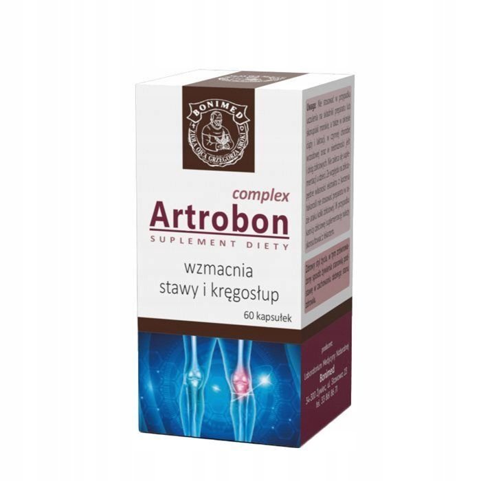 Bonimed Artrobon Complex wzmacnia stawy i kręgosłup 60 kapsułek