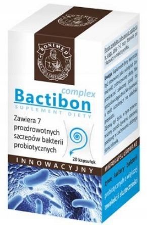 Bonimed Bactibon complex 7 probiotyków 20 kapsułek