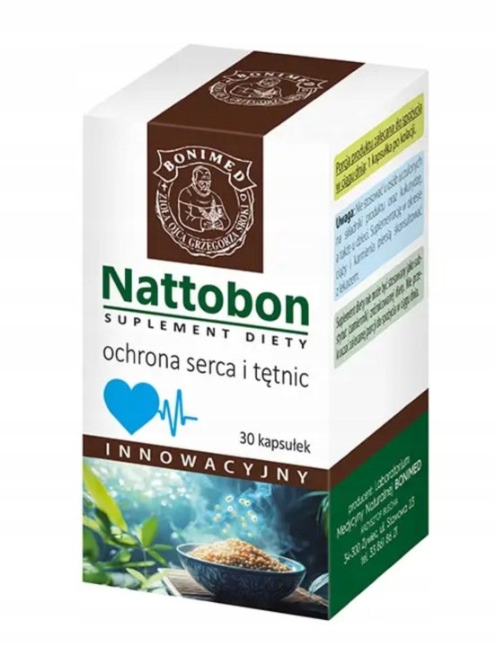 Bonimed-Nattobon-30-kapsulek Bonimed, Nattobon, 30 kapsułek