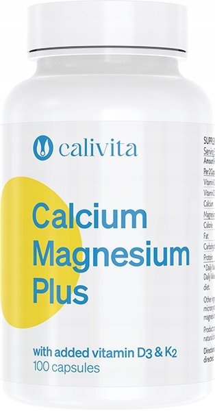 CALCIUM-MAGNESIUM-Calivita-wapn-magnez-witaminy-D3-i-K2-osteoporoza-kosci CALCIUM MAGNESIUM Calivita wapń magnez witaminy D3 i K2 osteoporoza kości