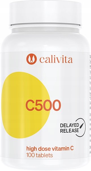 CALIVITA-NATURALNA-WITAMINA-C-500-ODPORNOSC-100-tabletek CALIVITA NATURALNA WITAMINA C 500 ODPORNOŚĆ 100 tabletek
