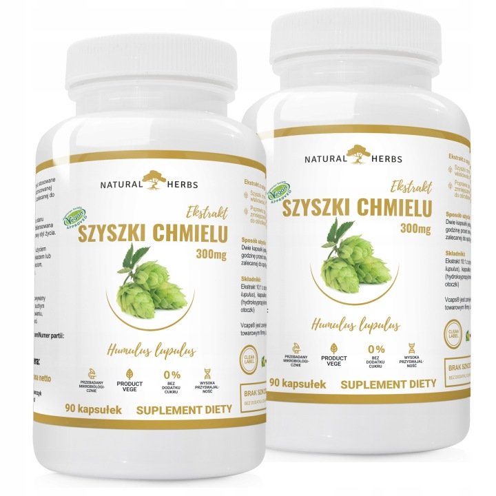 CHMIEL-300-mg-Ekstrakt-10-1-Dobry-Sen-Relaks-Uspokojenie-Cholesterol-180k CHMIEL 300 mg Ekstrakt 10:1 Dobry Sen Relaks Uspokojenie Cholesterol 180k