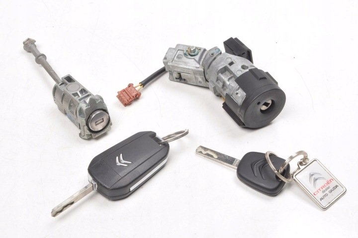 CITROEN-C-ELYSEE-WKLADKA-ZAMKA-STACYJKA-KLUCZYK-KOMPLET-9802394680 CITROEN C-ELYSEE WKŁADKA ZAMKA STACYJKA KLUCZYK KOMPLET 9802394680