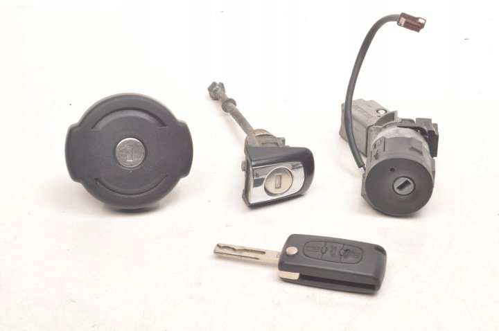 CITROEN C5 III WKŁADKA ZAMKA STACYJKA KLUCZYK KOMPLET 9663123380
