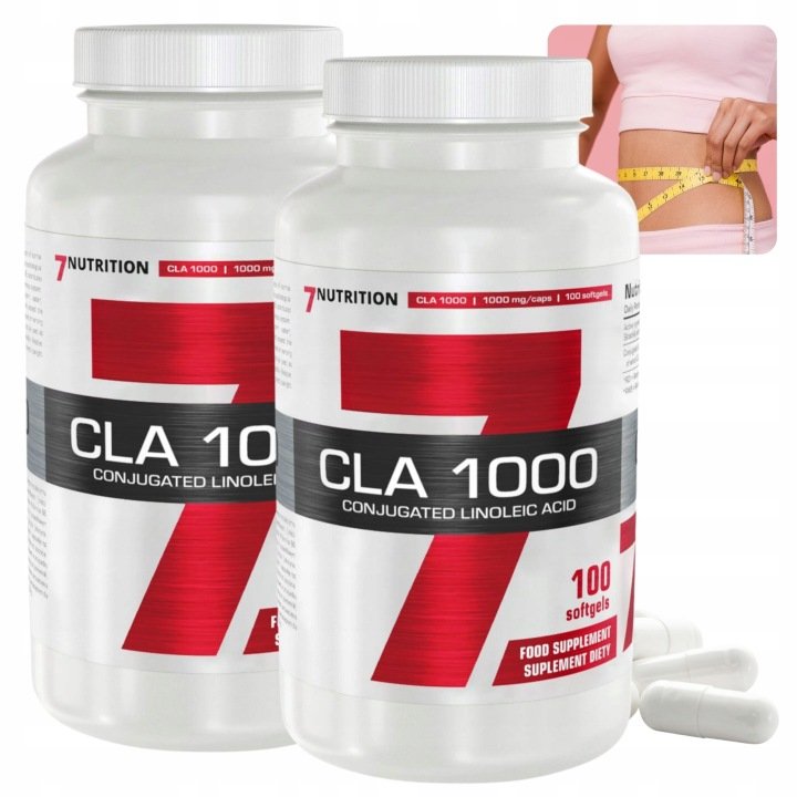 CLA 1000 KWAS LINOLOWY Sprzężony Linoleic Acid TABLETKI NA ODCHUDZANIE x2
