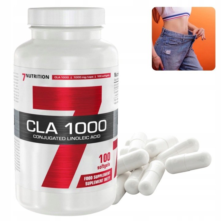 CLA Kwas Linolowy sprzężony 1000 mg Conjugated linoleic acid na odchudzanie